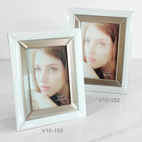 Mirrored Frame W/Rose Gold