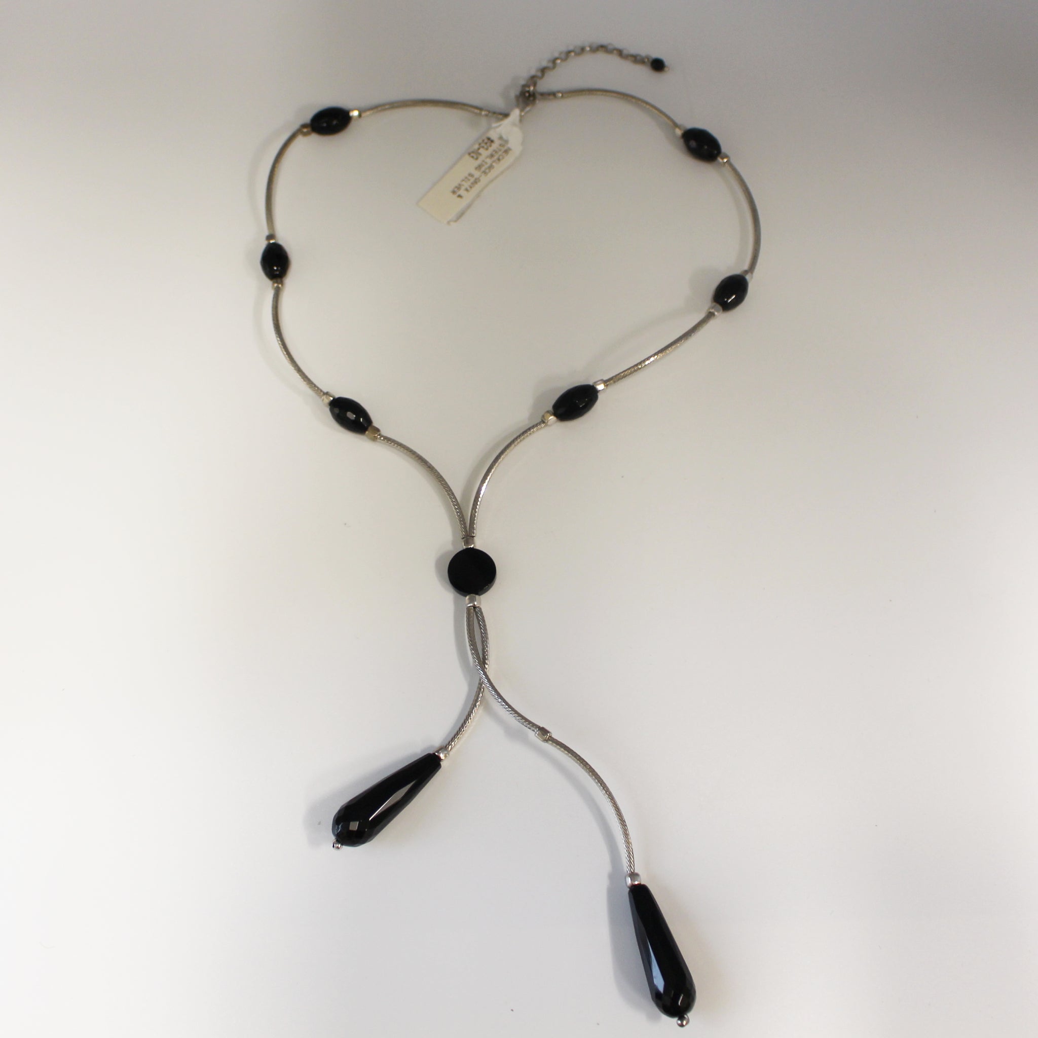 Necklace- Onyx Stone and Sterling Silver