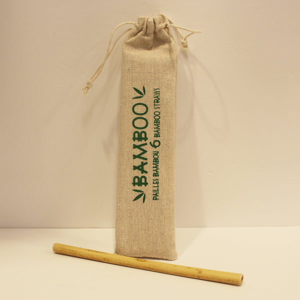Bamboo Straws-set/6