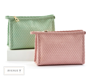Weave Design Cosmetic Bag