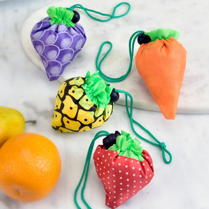 Fruit Design Reusable Fold Away Shopping Bag