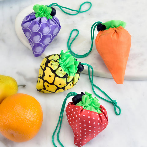 Fruit Design Reusable Fold Away Shopping Bag
