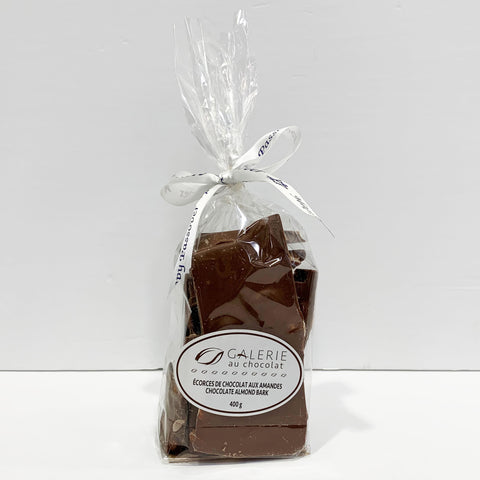 Écorce d’amande au chocolat - Produits laitiers noirs - 400 g
