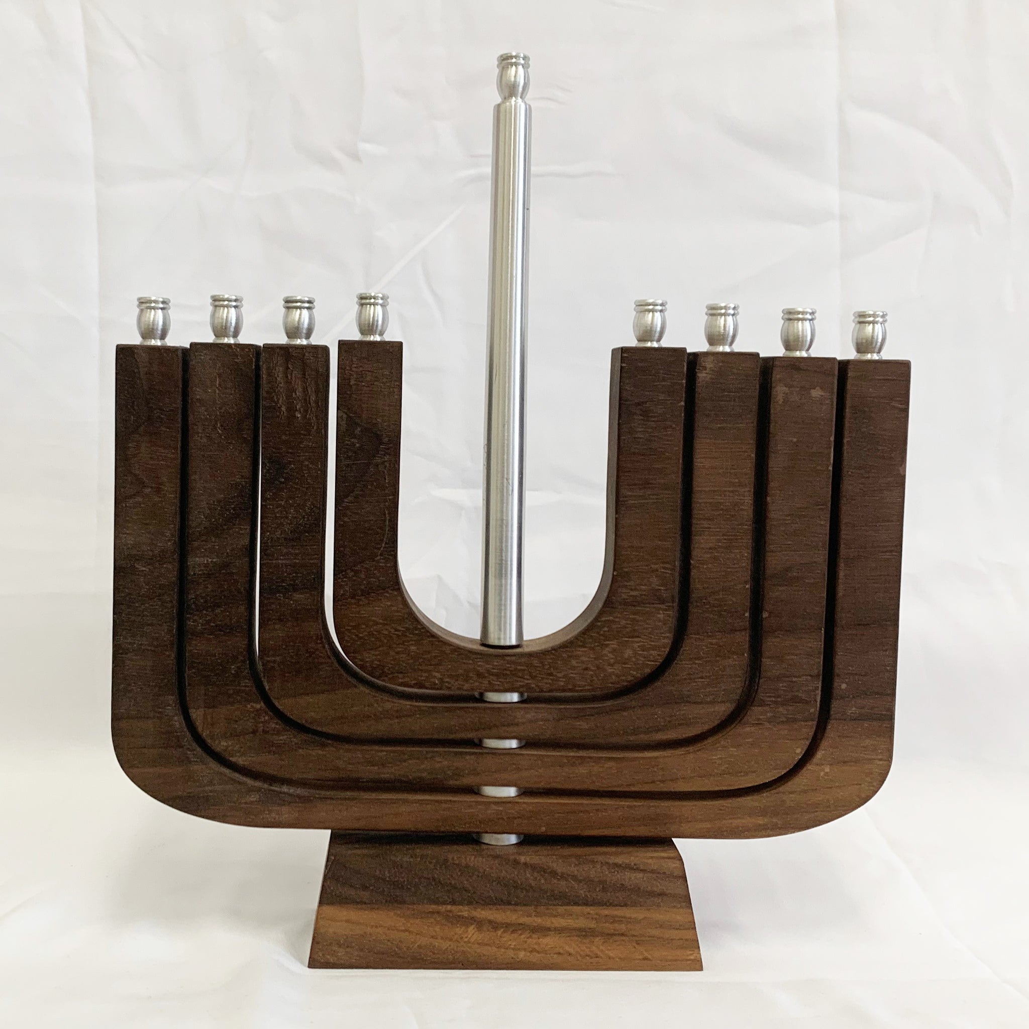 Menorah de Hanoucca en bois