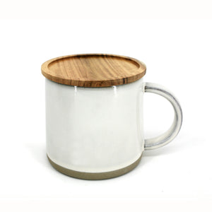 Mug with Acacia Lid